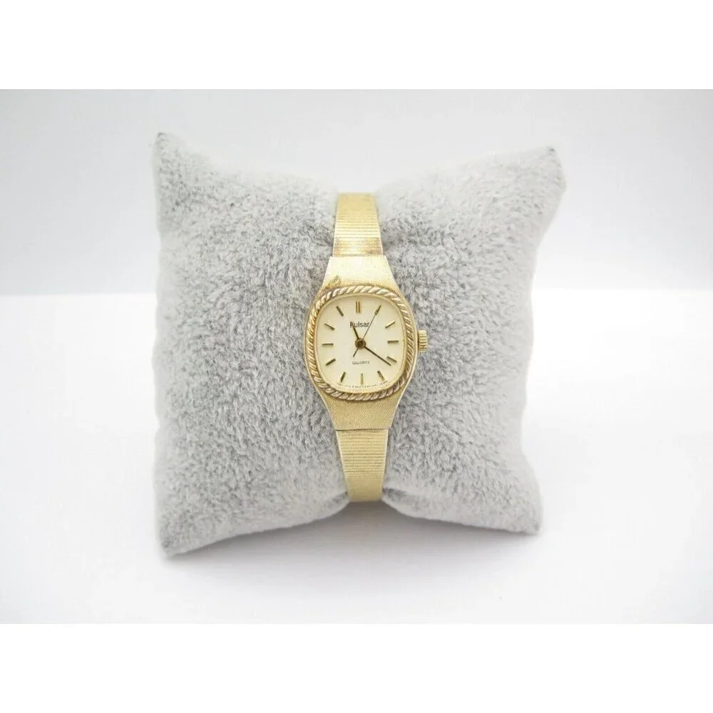 Women Pulsar‎ Quartz WR Analog 19mm Dial Causal Round Watch (G529)
